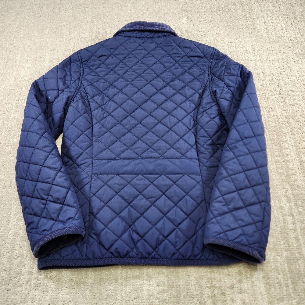 Polo Ralph Lauren Jacket Youth XL 16 Quilted Chore Coat Puffer Corduroy Collar - Picture 9 of 9